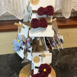 Horgolt hajcsat - ruha & divat - hajdísz & hajcsat - hajcsat & hajtű - Meska.hu