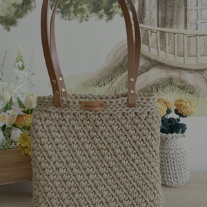 Horgolt válltáska cipzárral, Táska & Tok, Kézitáska & válltáska, Válltáska, Horgolás, MESKA