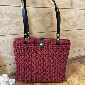 Horgolt válltáska - Meska.hu