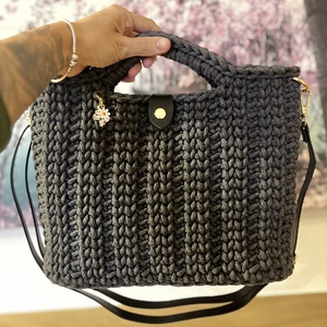 Horgolt kézi- és oldaltáska - Meska.hu