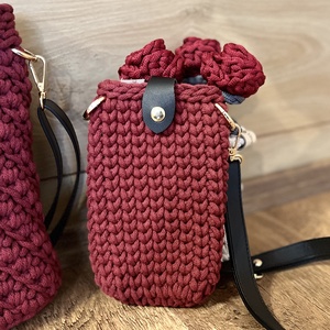 Horgolt mobil tartó táska, Táska & Tok, Kézitáska & válltáska, Vállon átvethető táska, Horgolás, MESKA
