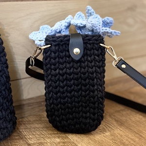 Horgolt � mobil tartó táska, Táska & Tok, Kézitáska & válltáska, Vállon átvethető táska, Horgolás, MESKA
