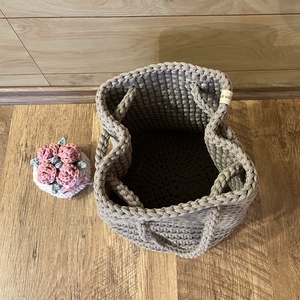 Horgolt batyus válltáska - táska & tok - kézitáska & válltáska - nagy pakolós táska - Meska.hu