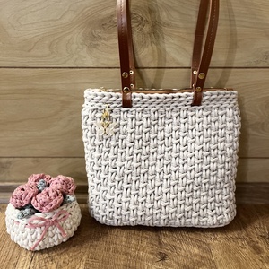 Horgolt Vállt�ska - táska & tok - kézitáska & válltáska - válltáska - Meska.hu