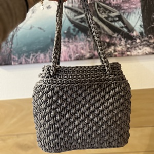 Horgolt válltáska  - táska & tok - kézitáska & válltáska - válltáska - Meska.hu