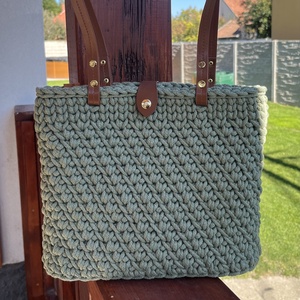 Horgolt válltáska - Meska.hu