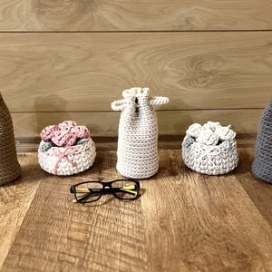 Horgolt szemüvegtok - táska & tok - pénztárca & más tok - szemüvegtok - Meska.hu