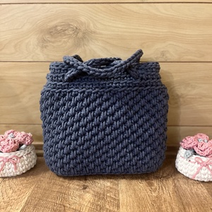 Horgolt válltáska  - táska & tok - kézitáska & válltáska - válltáska - Meska.hu