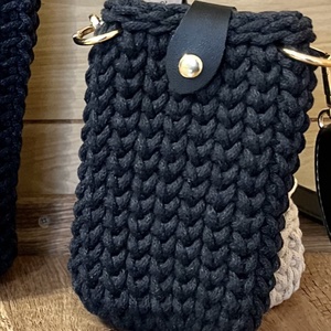 Horgolt � mobil tartó táska - táska & tok - kézitáska & válltáska - vállon átvethető táska - Meska.hu