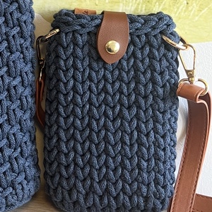 Horgolt � mobil tartó táska - Meska.hu