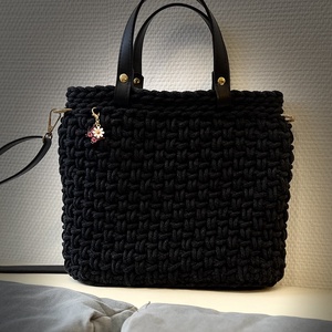 Horgolt kézi- és oldaltáska, Táska & Tok, Kézitáska & válltáska, Vállon átvethető táska, Horgolás, MESKA
