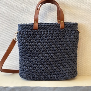 Horgolt kézi- és oldaltáska, Táska & Tok, Kézitáska & válltáska, Vállon átvethető táska, Horgolás, MESKA