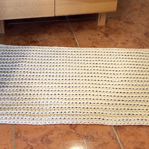 Horgolt fürdőszoba szőnyeg - otthon & életmód - lakástextil - szőnyeg - horgolt szőnyeg - Meska.hu