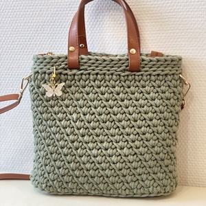 Horgolt kézi- és oldaltáska - Meska.hu