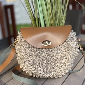 Horgolt oreo táska - táska & tok - kézitáska & válltáska - vállon átvethető táska - Meska.hu