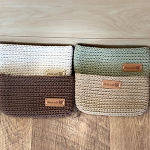 Horgolt �neszesszer, kis cipzáras - táska & tok - neszesszer - Meska.hu