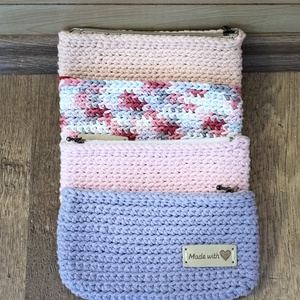 Horgolt �neszesszer, kis cipzáras - táska & tok - neszesszer - Meska.hu