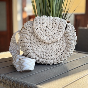 Horgolt �oreo táska - táska & tok - kézitáska & válltáska - vállon átvethető táska - Meska.hu