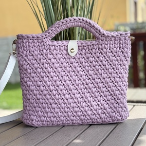 Horgolt kézi- és oldaltáska - Meska.hu