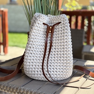 Horgolt �batyus h�tizs�k - táska & tok - hátizsák - hátizsák - Meska.hu