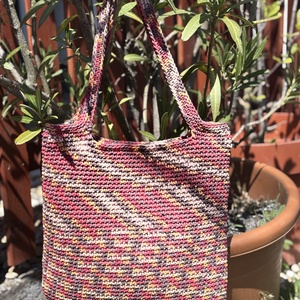 Horgolt szatyor/ shopper táska - Meska.hu