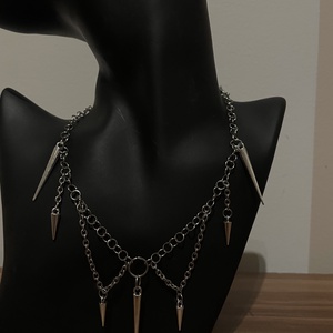 �� Nyaklánc � szegecses rozsda mentes acél - ékszer - ékszerszett - Meska.hu