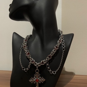 Kézzel készített Rozsdamentes acél nyaklánc , Ékszer, Nyaklánc, Bogyós nyaklánc, , MESKA