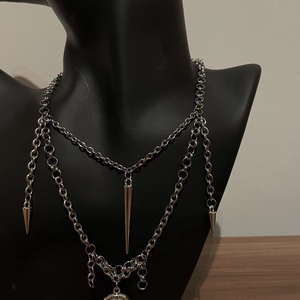 Saját készítésű, rozsdamentes acél nyaklánc - ékszer - ékszerszett - Meska.hu