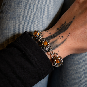 Egyedi, kézzel készült karkötő - ékszer - karkötő - gyöngyös karkötő - Meska.hu