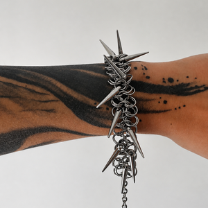 Chainmail Uniszex szegecses rozsdamentes acél karkötő � szegecses, állítható, Ékszer, Karkötő, Charm karkötő, Ékszerkészítés, MESKA