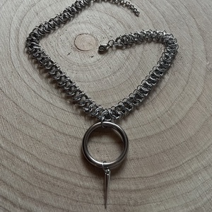 Industrial Spike Chainmail Nyaklánc � Nemesacél - ékszer - ékszerszett - Meska.hu