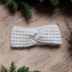 Horgolt csavart fejpánt  - ruha & divat - sál, sapka, kendő - fejpánt - Meska.hu