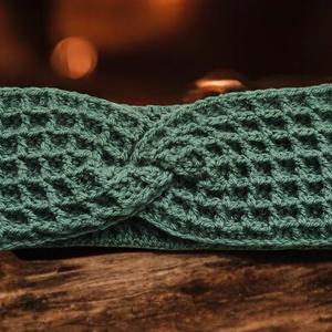 Horgolt csavart fejpánt  - ruha & divat - sál, sapka, kendő - fejpánt - Meska.hu