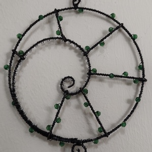 Fém drótos fali dísz - otthon & életmód - dekoráció - fali és függő dekoráció - falra akasztható dekor - Meska.hu