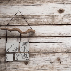 Fali dekoráció növény nyomattal - Meska.hu