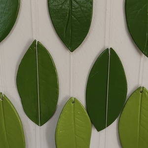 Fali dekoráció levél nyomattal - otthon & életmód - dekoráció - fali és függő dekoráció - falra akasztható dekor - Meska.hu