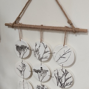 Fali dekoráció növény nyomattal - otthon & életmód - dekoráció - fali és függő dekoráció - falra akasztható dekor - Meska.hu