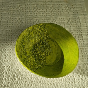 Zöld ékszer tartó - ékszer - ékszertartó - ékszertartó tál - Meska.hu