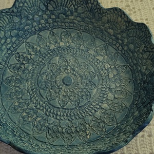 Kék ékszer tartó - ékszer - ékszertartó - ékszertartó tál - Meska.hu