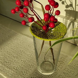 Virág rendező vázához, Otthon & Életmód, Virágdekoráció, Virágdíszítő kellékek, Festett tárgyak, Gyurma, MESKA