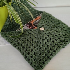 Zöld tablet vagy könyv burok - táska & tok - ebook & tablet tok - Meska.hu