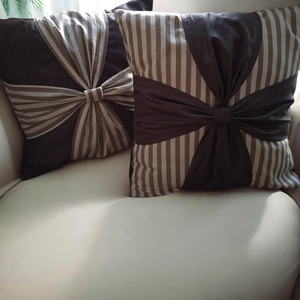 Romantikus sötétszürke díszpárna huzat , Otthon & Életmód, Lakástextil, Párna & Párnahuzat, Díszpárnahuzat, Varrás, MESKA