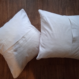 Romantikus rózsaszín díszpárna huzat hímzéssel szettben - otthon & életmód - lakástextil - párna & párnahuzat - díszpárnahuzat - Meska.hu