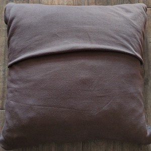 Kézzel horgolt díszpárna huzat mustársárga színben - otthon & életmód - lakástextil - párna & párnahuzat - díszpárnahuzat - Meska.hu