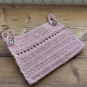 Cuki rózsaszín tároló - Meska.hu