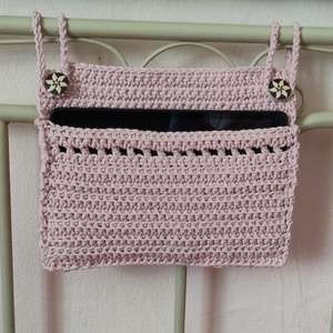 Cuki rózsaszín tároló - otthon & életmód - tárolás & rendszerezés - fali tároló - Meska.hu