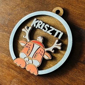 Névre szóló Karácsonyfadísz, egyedi karácsonyi dekoráció - karácsony - karácsonyi lakásdekoráció - karácsonyfadíszek - Meska.hu