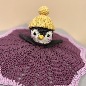 Pingvines szundikendő, Játék & Sport, 3 éves kor alattiaknak, Alvóka & Rongyi, Horgolás, MESKA