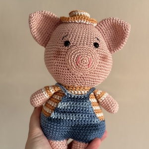 Brúnó szerencsehozó malacka - Meska.hu