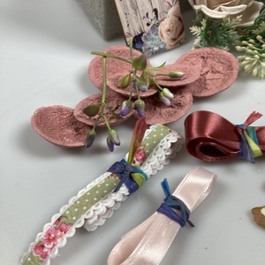 Nyáron is díszítsd magad! 82 darabos vintage színvilágú DIY fafiók plüssnyuszival  - otthon & életmód - dekoráció - asztal és polc dekoráció - asztaldísz - Meska.hu